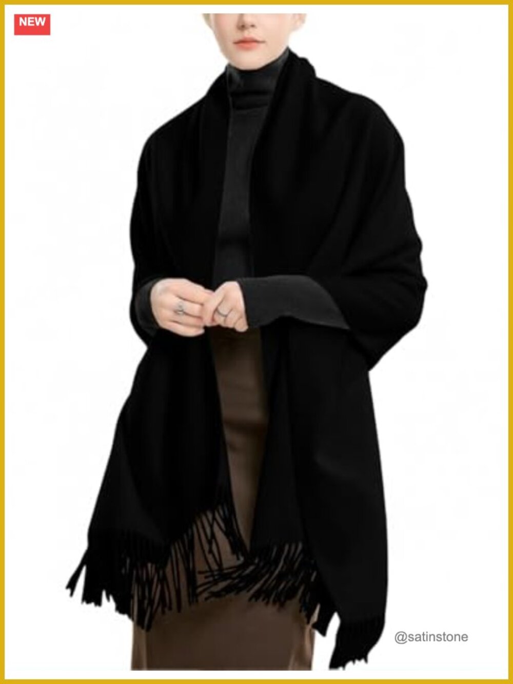 Pashmina Shawl Wrap Women Evening Dress Wedding Bridal Soft Warm Scarf